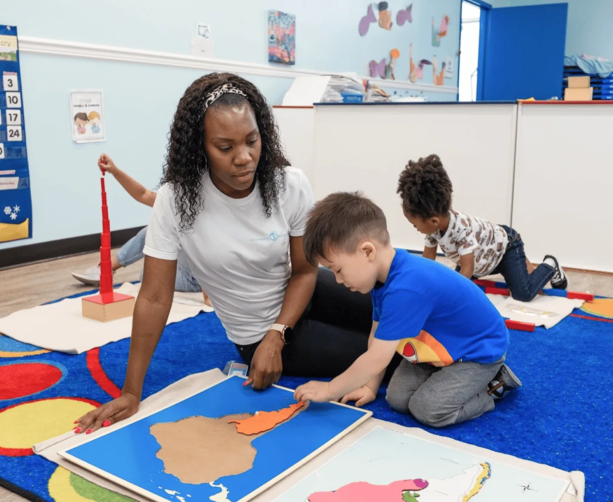 Children enjoying Montessori classroom in Gambrills MD